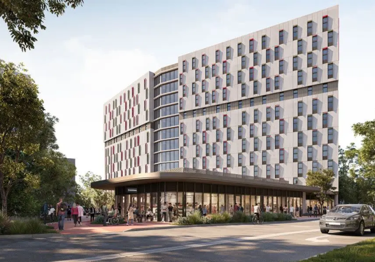 Griffith Uni Accommodation Render - erbas